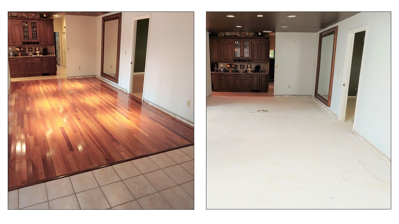 Glue Down Wood Floor Removal Gallery Central Florida Dust Free